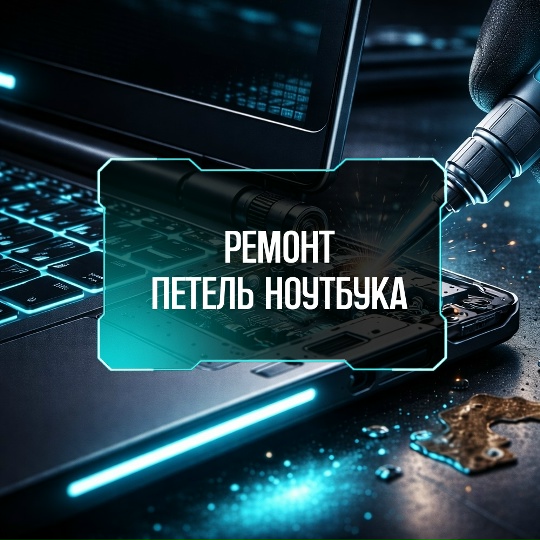 Фотография услуги «Ремонт петель ноутбука»