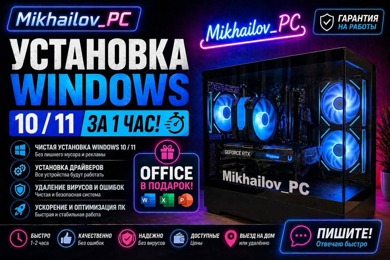 Фотография услуги «Установка Windows»